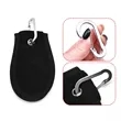 Reusable Portable Golf Ball Cleaning Towel Keychain Hook | https://www.bestnamebadges.com