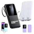 10000mAh Portable Power Bank with Built-in Cables | https://www.bestnamebadges.com