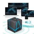 Portable Wireless Cube Bluetooth Speaker with Colorful Light | https://www.bestnamebadges.com