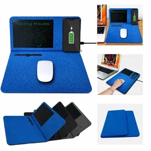 3-in-1 Foldable Wireless Charging Tablet Stand Mouse Pad