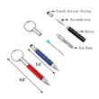 6 In 1 Multi Function Ballpoint Pen With Ruler And Stylus | https://www.bestnamebadges.com