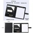 A4 Business Versatile Padfolio with Magnetic Buckle | https://www.bestnamebadges.com