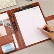 A4 Business Versatile Padfolio with Magnetic Buckle | https://www.bestnamebadges.com