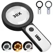 Magnifying Glass with Light | https://www.bestnamebadges.com