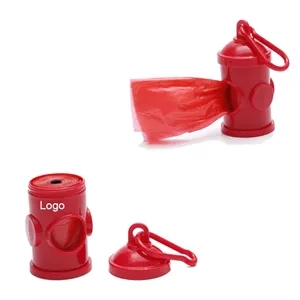 Fire Hydrant Shaped Pet Poop Bag Dispenser