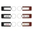 Metal Keychain With PU Leather | https://www.bestnamebadges.com