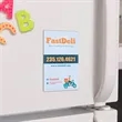 3.5"x2" Business Card Magnets - Square Corner | https://www.bestnamebadges.com