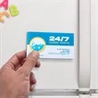 3.5"x2" Business Card Magnets - Square Corner | https://www.bestnamebadges.com