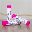 Flavored Beeswax Lip Balm - One Imprint Color | https://www.bestnamebadges.com