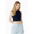 Bella + Canvas Ladies' Micro Rib Muscle Crop Tank | https://www.bestnamebadges.com