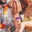 3/4 Inch Full Color Printed Wristbands | https://www.bestnamebadges.com