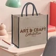 Custom Jute Tote Bags | https://www.bestnamebadges.com