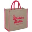 Custom Jute Tote Bags | https://www.bestnamebadges.com
