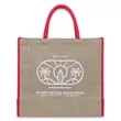 Custom Jute Tote Bags | https://www.bestnamebadges.com