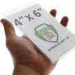 Vertical 6 X 4 Inch Badge Holder | https://www.bestnamebadges.com