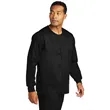 WonderWink Unisex WorkFlex Snap-Front Scrub Jacket | https://www.bestnamebadges.com