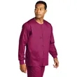 WonderWink Unisex WorkFlex Snap-Front Scrub Jacket | https://www.bestnamebadges.com