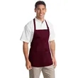 Port Authority Medium-Length Apron With Pouch Pockets. | https://www.bestnamebadges.com