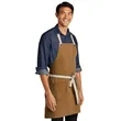 Port Authority Canvas Full-Length Two-Pocket Apron | https://www.bestnamebadges.com