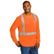 CornerStone ANSI 107 Class 2 Mesh Long Sleeve Tee. | https://www.bestnamebadges.com