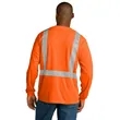 CornerStone ANSI 107 Class 2 Mesh Long Sleeve Tee. | https://www.bestnamebadges.com