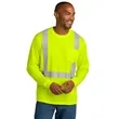 CornerStone ANSI 107 Class 2 Mesh Long Sleeve Tee. | https://www.bestnamebadges.com
