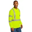 CornerStone ANSI 107 Class 3 Mesh Long Sleeve Tee. | https://www.bestnamebadges.com