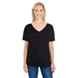 Threadfast Apparel Ladies' Triblend Fleck Short-Sleeve V-... | https://www.bestnamebadges.com