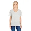 Threadfast Apparel Ladies' Triblend Fleck Short-Sleeve V-... | https://www.bestnamebadges.com