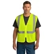 CornerStone ANSI 107 Class 2 Economy Mesh Zippered Vest. | https://www.bestnamebadges.com
