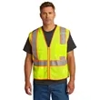 CornerStone ANSI 107 Class 2 Mesh Zippered Two-Tone Vest. | https://www.bestnamebadges.com