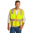 CornerStone ANSI 107 Class 2 Surveyor Zippered Two-Tone V... | https://www.bestnamebadges.com