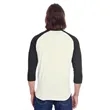 Threadfast Apparel Unisex Triblend 3/4-Sleeve Raglan | https://www.bestnamebadges.com
