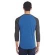 Threadfast Apparel Unisex Triblend 3/4-Sleeve Raglan | https://www.bestnamebadges.com