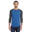Threadfast Apparel Unisex Triblend 3/4-Sleeve Raglan | https://www.bestnamebadges.com