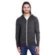 Threadfast Apparel Unisex Triblend Full-Zip Light Hoodie | https://www.bestnamebadges.com