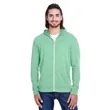 Threadfast Apparel Unisex Triblend Full-Zip Light Hoodie | https://www.bestnamebadges.com