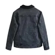 Threadfast Apparel Unisex Sherpa-Lined Denim Jacket | https://www.bestnamebadges.com