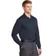 CornerStone Select Snag-Proof Long Sleeve Polo. | https://www.bestnamebadges.com
