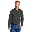 CornerStone Select Lightweight Snag-Proof Long Sleeve Polo | https://www.bestnamebadges.com