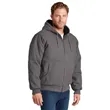 CornerStone Washed Duck Cloth Insulated Hooded Work Jacket. | https://www.bestnamebadges.com