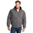 CornerStone Washed Duck Cloth Insulated Hooded Work Jacket. | https://www.bestnamebadges.com
