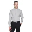 UltraClub Men's Classic Wrinkle-Resistant Long-Sleeve Oxford | https://www.bestnamebadges.com