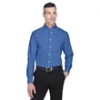 UltraClub Men's Classic Wrinkle-Resistant Long-Sleeve Oxford | https://www.bestnamebadges.com