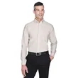 UltraClub Men's Classic Wrinkle-Resistant Long-Sleeve Oxford | https://www.bestnamebadges.com
