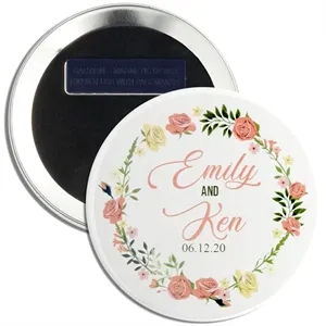 3.5 Inch Round Wearable Clothing Magnet Buttons