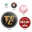 6 Inch Round Custom Buttons | https://www.bestnamebadges.com