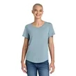 AllMade Women's Relaxed Tri-Blend Scoop Neck Tee | https://www.bestnamebadges.com