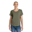 AllMade Women's Relaxed Tri-Blend Scoop Neck Tee | https://www.bestnamebadges.com