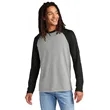 AllMade Unisex Tri-Blend Long Sleeve Colorblock Raglan | https://www.bestnamebadges.com